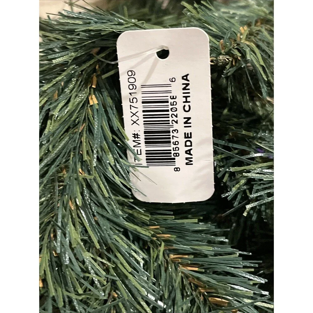 Pine Artificial Garland Faux, 6 Pcs 9FT Norfolk Pine Garland (New with Tags)